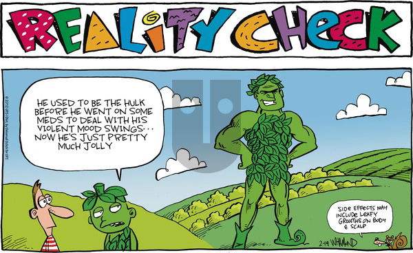 Reality Check on Sunday February 19, 2012 Comic Strip