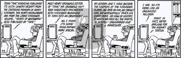 Doonesbury on Monday March 8, 1982 Comic Strip