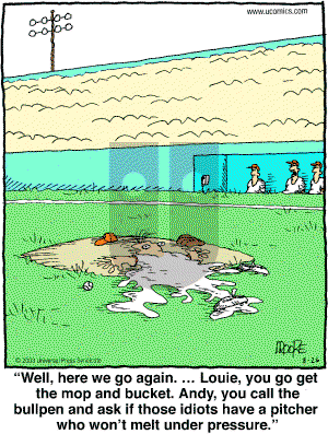 In the Bleachers - Tuesday August 26, 2003 Comic Strip