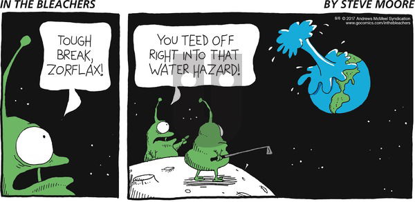 In the Bleachers on Sunday August 6, 2017 Comic Strip