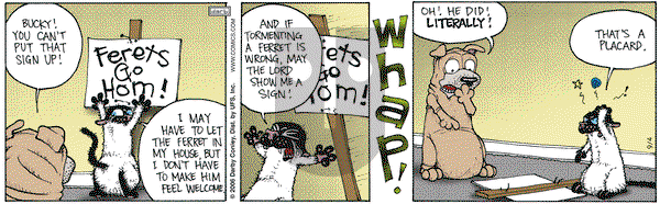 Get Fuzzy on Monday September 4, 2006 Comic Strip