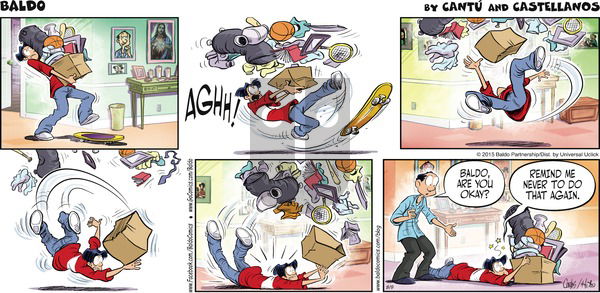 Baldo on Sunday August 9, 2015 Comic Strip