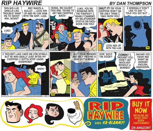 Rip Haywire - Sunday July 9, 2017 Comic Strip