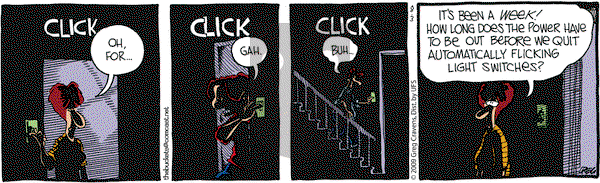The Buckets on Monday August 3, 2009 Comic Strip