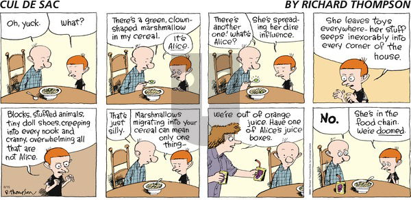 Cul de Sac - Sunday June 15, 2014 Comic Strip