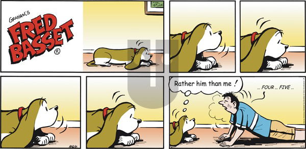 Fred Basset on Sunday June 10, 2018 Comic Strip
