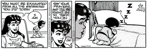 Nancy on Tuesday June 17, 2003 Comic Strip