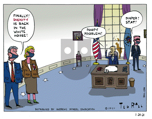 Ted Rall on Wednesday January 20, 2021 Comic Strip