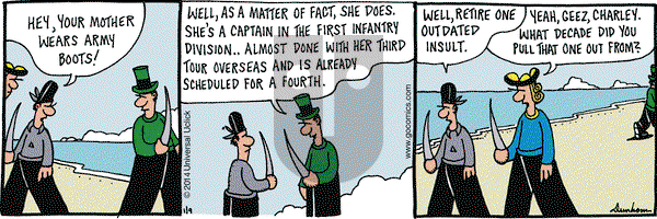 Overboard on Thursday January 9, 2014 Comic Strip