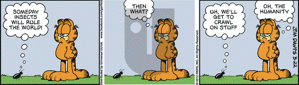 Garfield - Thursday March 22, 2012 Comic Strip