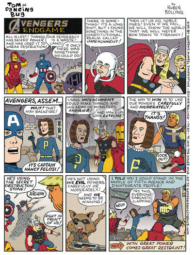 Tom the Dancing Bug on Monday May 6, 2019 Comic Strip