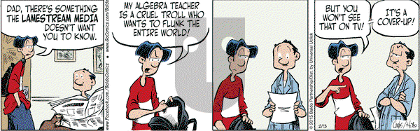 Baldo on Friday February 13, 2015 Comic Strip
