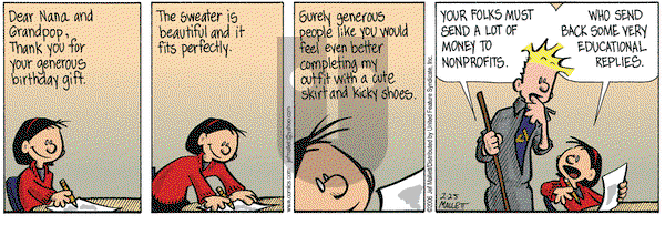 Frazz on Saturday February 25, 2006 Comic Strip
