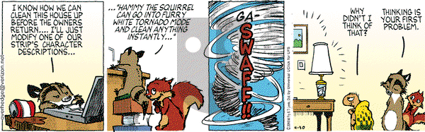 Over the Hedge on Saturday April 30, 2016 Comic Strip