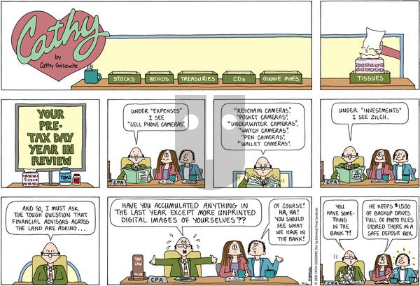 Cathy Classics on Sunday April 6, 2008 Comic Strip