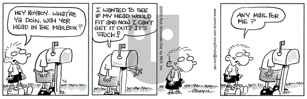 Soup to Nutz - Old on Monday June 6, 2005 Comic Strip
