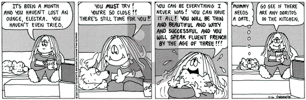 Cathy Classics on Saturday November 6, 1993 Comic Strip