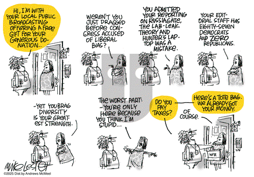 Mike Lester on Thursday April 24, 2025 Comic Strip