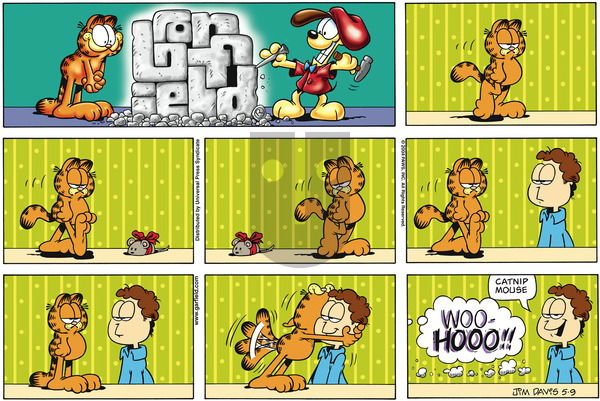 Garfield on Sunday May 9, 2004 Comic Strip