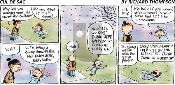 Cul de Sac on Sunday January 17, 2010 Comic Strip