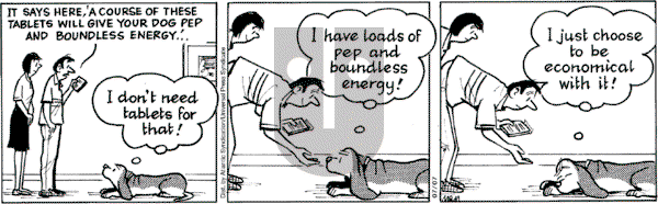 Fred Basset on Thursday July 7, 2005 Comic Strip