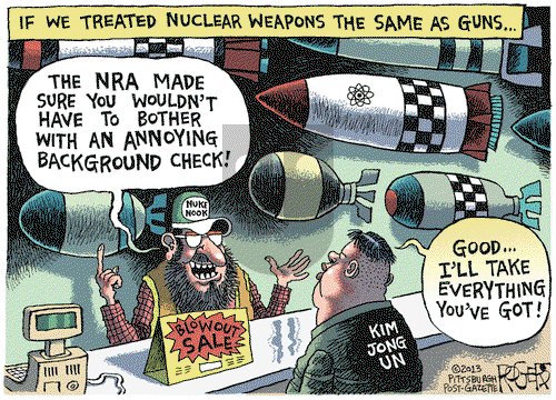 Rob Rogers on Thursday April 4, 2013 Comic Strip