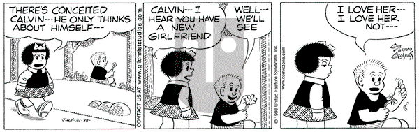 Nancy on Friday July 31, 1998 Comic Strip
