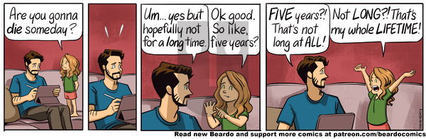 Beardo on Friday April 4, 2025 Comic Strip