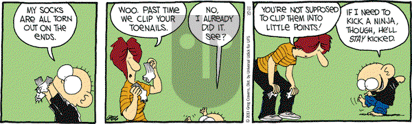 The Buckets on Monday December 30, 2013 Comic Strip