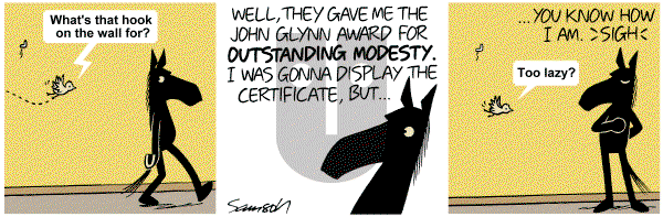 Dark Side of the Horse on Wednesday January 18, 2012 Comic Strip