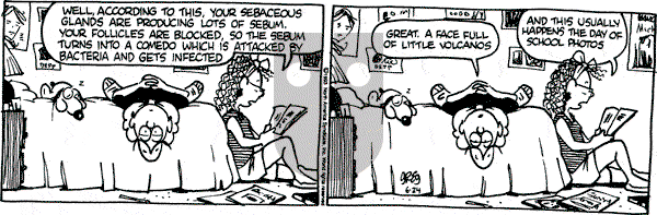 Luann on Thursday June 24, 1993 Comic Strip