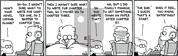 FoxTrot on Thursday June 7, 2001 Comic Strip