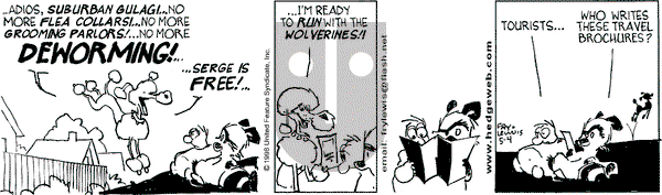 Over the Hedge on Monday May 4, 1998 Comic Strip