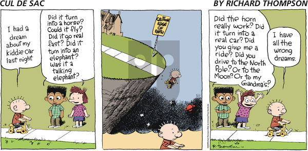 Cul de Sac on Sunday July 26, 2009 Comic Strip