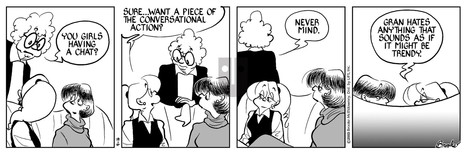 9 Chickweed Lane - Wednesday April 16, 2003 Comic Strip