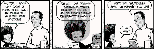 The Boondocks on Thursday September 4, 2008 Comic Strip