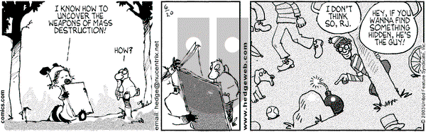 Over the Hedge on Friday June 20, 2003 Comic Strip
