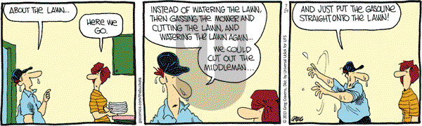 The Buckets on Wednesday July 24, 2013 Comic Strip
