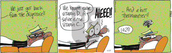 The Knight Life on Friday November 27, 2015 Comic Strip