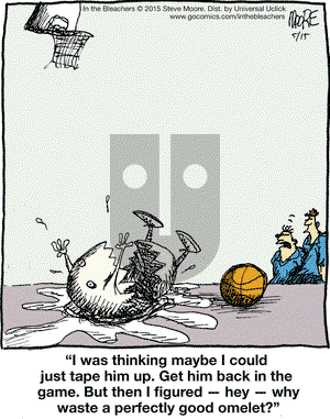 In the Bleachers on Friday May 15, 2015 Comic Strip