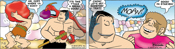 Alley Oop on Tuesday July 13, 2010 Comic Strip