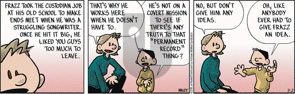 Frazz on Friday March 2, 2018 Comic Strip
