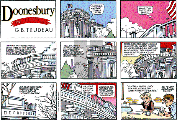Doonesbury on Sunday May 8, 1994 Comic Strip