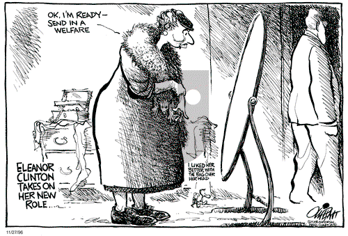 Pat Oliphant on Wednesday November 27, 1996 Comic Strip