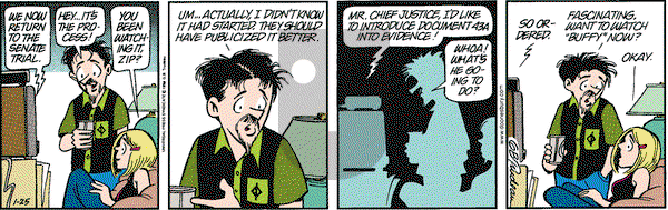 Doonesbury on Monday January 25, 1999 Comic Strip