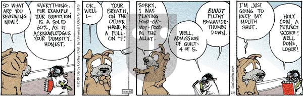 Get Fuzzy on Tuesday July 3, 2012 Comic Strip