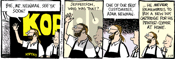 Adam@Home on Friday February 22, 2002 Comic Strip