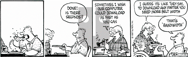 Betty on Wednesday November 12, 1997 Comic Strip