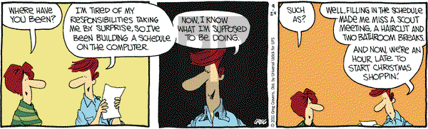 The Buckets on Saturday September 24, 2011 Comic Strip