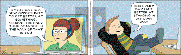 Nancy on Saturday March 27, 2021 Comic Strip